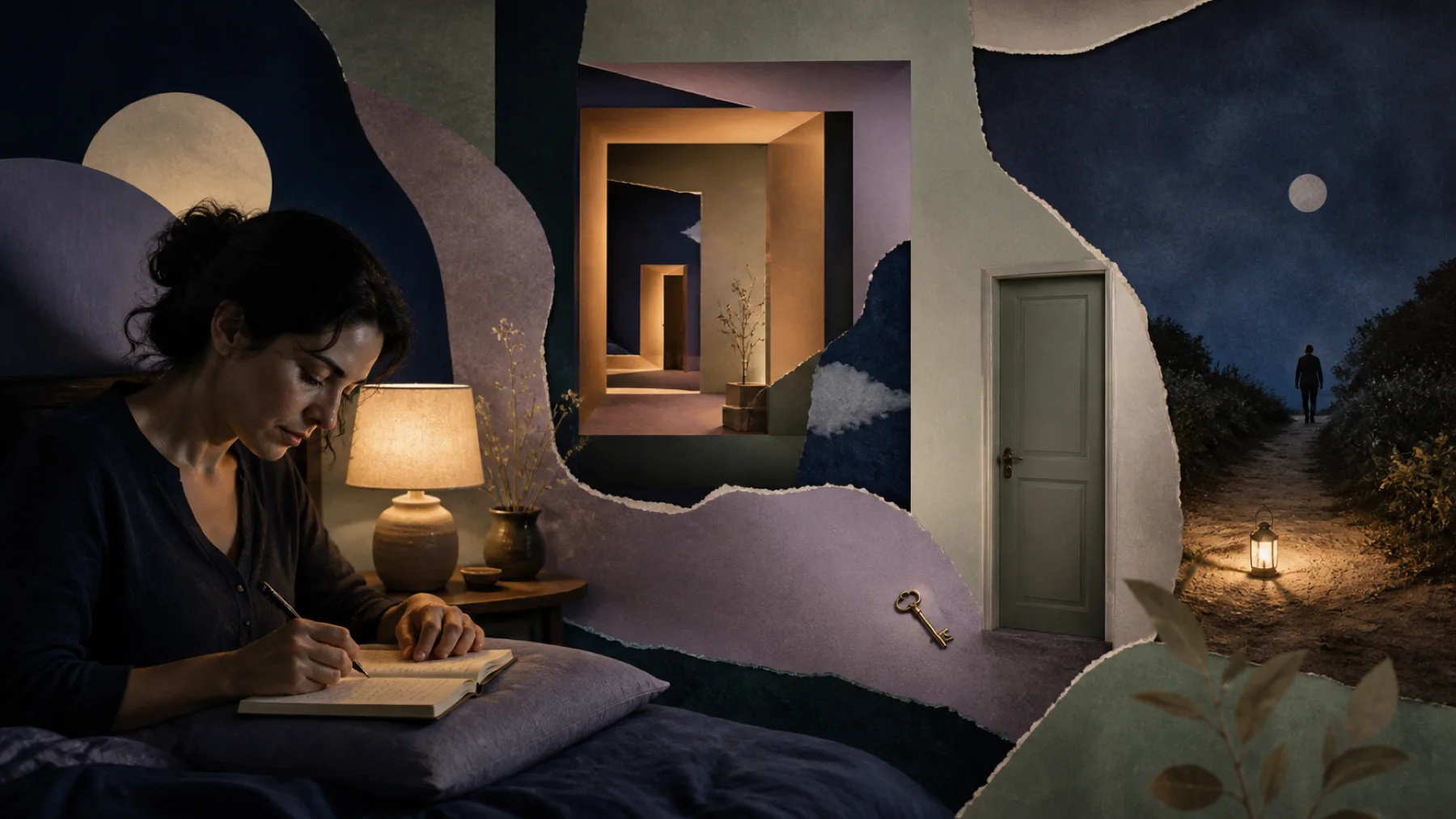 Dark-route log separating visible evidence, sound direction, assumed source, companions, turns, and scene cuts.